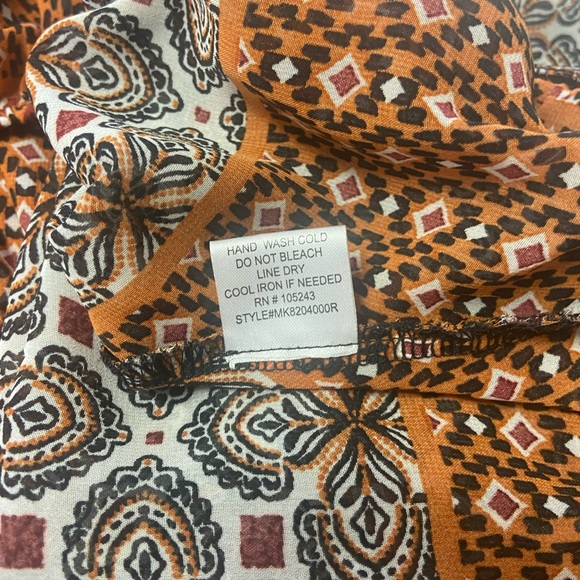 Orange bohemian blouse - Picture 8 of 8